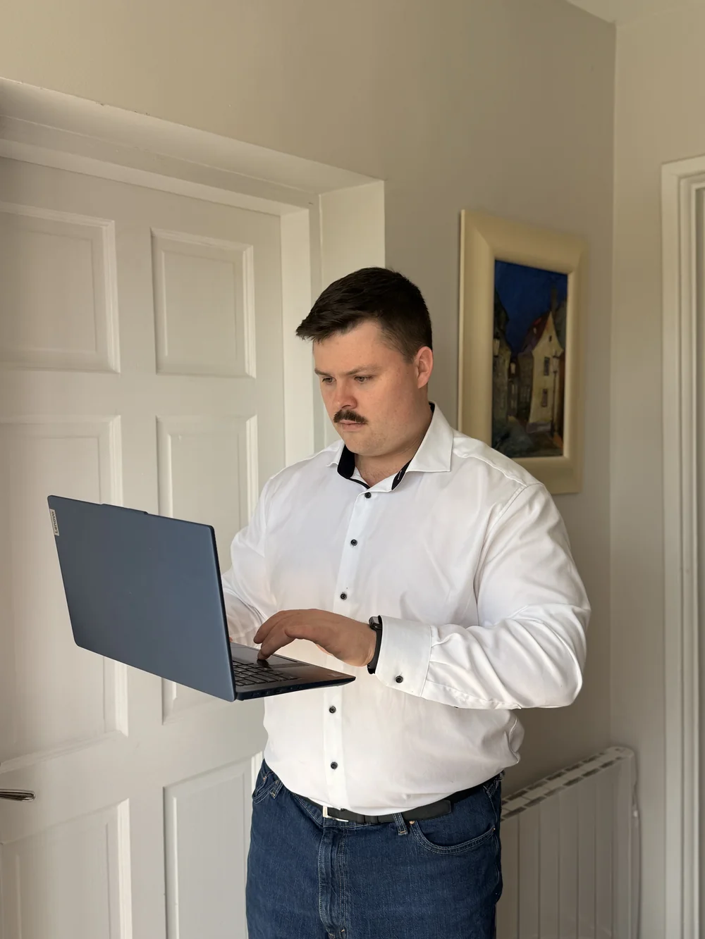 Charlie Johns doing SEO keyword research for an Irish small business client